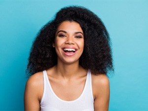 Woman smiling in San Antonio   