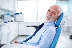 Man waiting for dentist in San Antonio